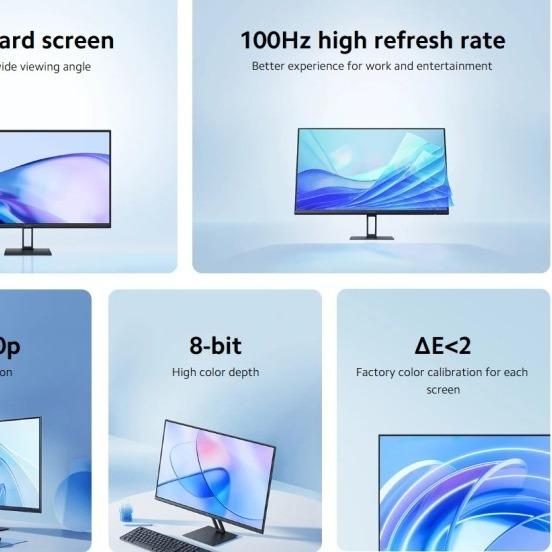 Xiaomi Mi Monitor 27" A27i IPS 100Hz FHD HDMI 6Ms 1080p Garansi Resmi 4