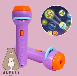 MAINAN EDUKASI ANAK PROYEKTOR GAMBAR / FUN FLASH SENTER Plastik