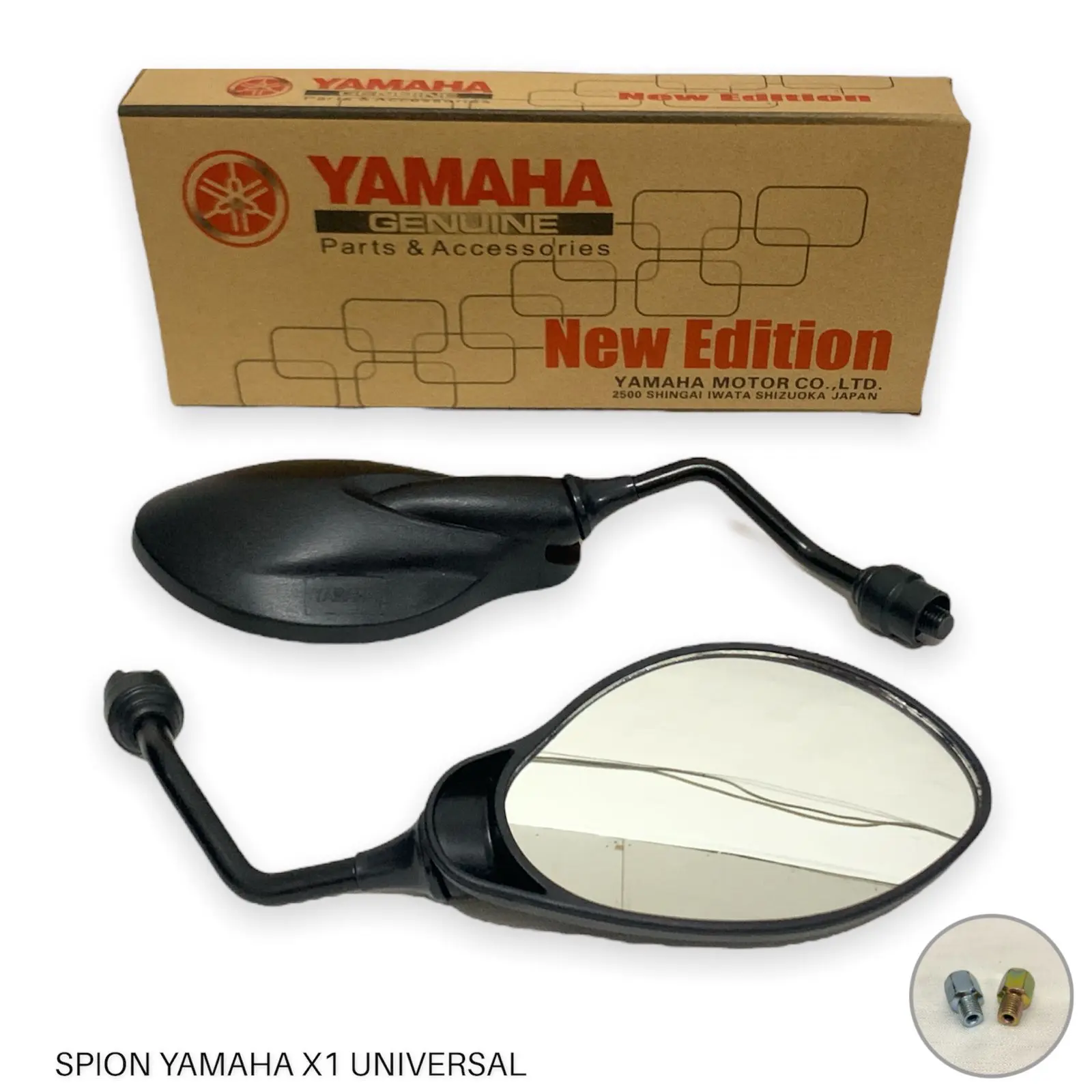 Spion X1 Original PNP All Yamaha Honda Beat Vario Pcx Aerox Mio Jupiter Vega F1zr Supra Kharisma Scoopy Fino Lexi Dll Free Bubble Wrap Packing Safety Dan Adaptor drat Tinggal pasang Variasi Motor Kece Termurah FamsMotorSport