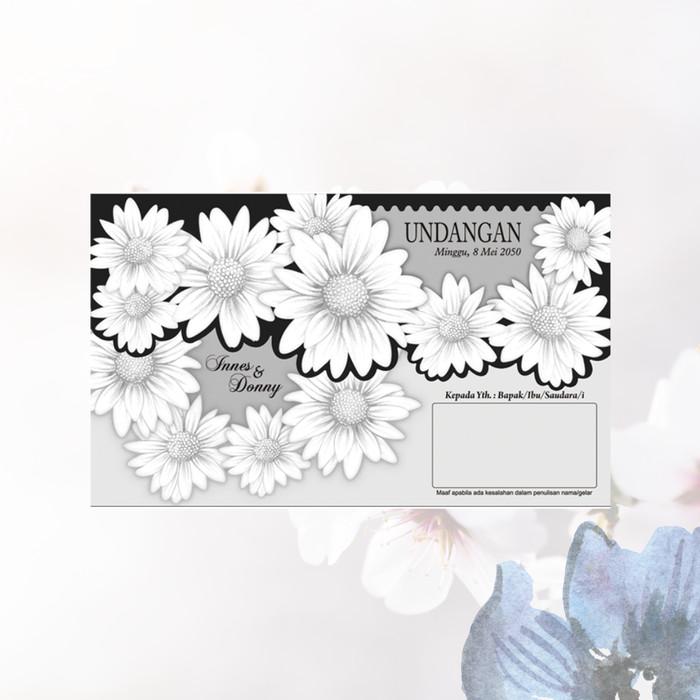 Undangan Pernikahan ERBA 88212 Elegan Modern Paket Lengkap 100 PCS Gratis Label & Plastik - JanjiKita | Default