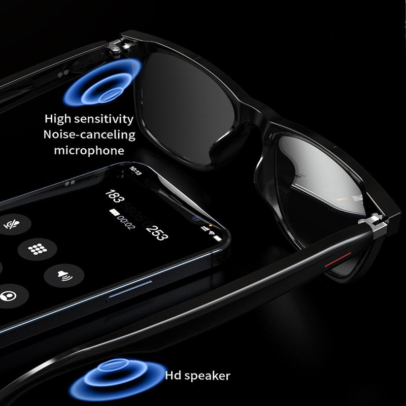 New smart wireless bluetooth glasses to listen to music to answer the phone men and women fashion anti-blue light glasses - Image 5