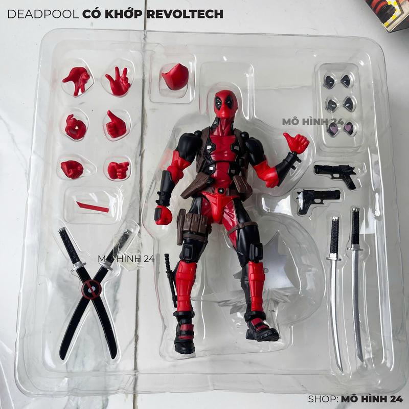 Product Introduction of Mô Hình Deadpool Có Khớp Cử Động Revoltech Full phụ kiện 16cm Figure Dead Pool Amazing yamaguchi figure complex marvel 20
