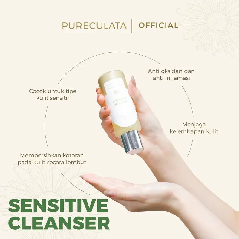 Sensitive Cleanser - Facial Wash Kulit Sensitif | PURECULATA 2