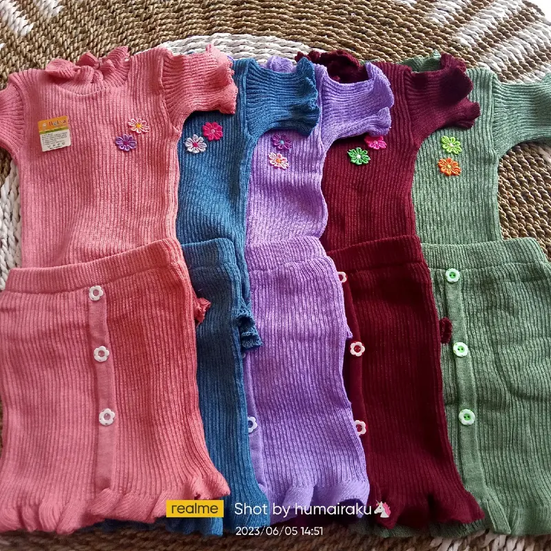 Set rok rajut halus lembut usia 1-3 tahun recomended setelan anak cewe Nyaman setelan anak perempuan dress anak 3