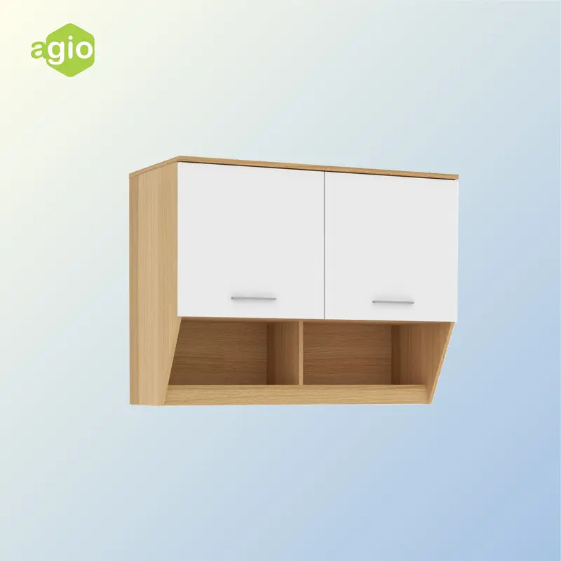 Oggi - Kitchen Set 2 Pintu Kayu / Kitchen Set Gantung Atas Minimalis / Rak Lemari Atas Dapur / Agio Rea Kitchen Wall 2D 3