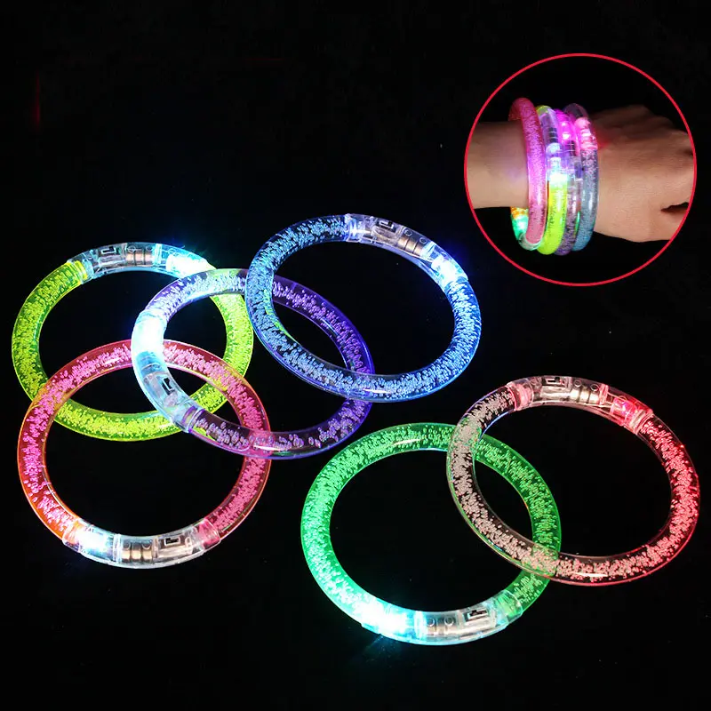 vòng tay phát sáng Vòng tay đèn LED dạ quang đồ chơi ánh sáng 6