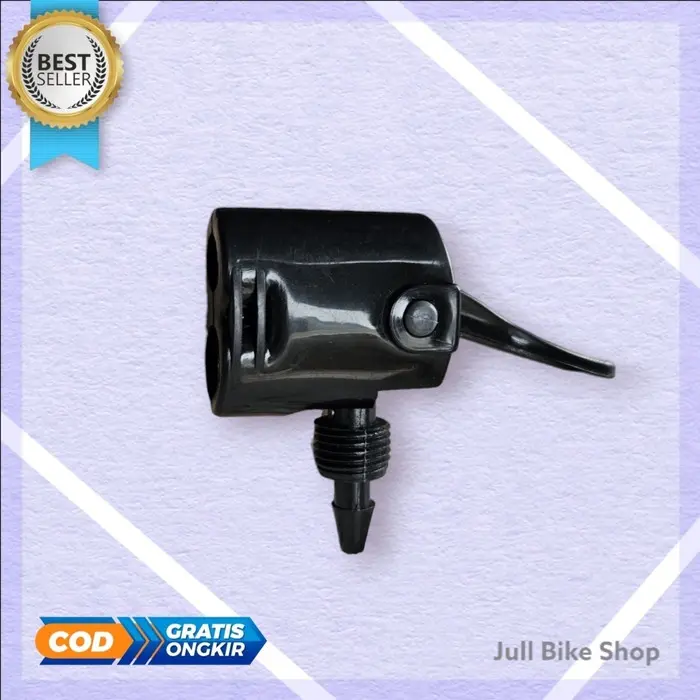 Cop pompa SCHRADER / PRESTA sepeda angin motor mobil balon bola pentil universal AV FV hitam pentil 2