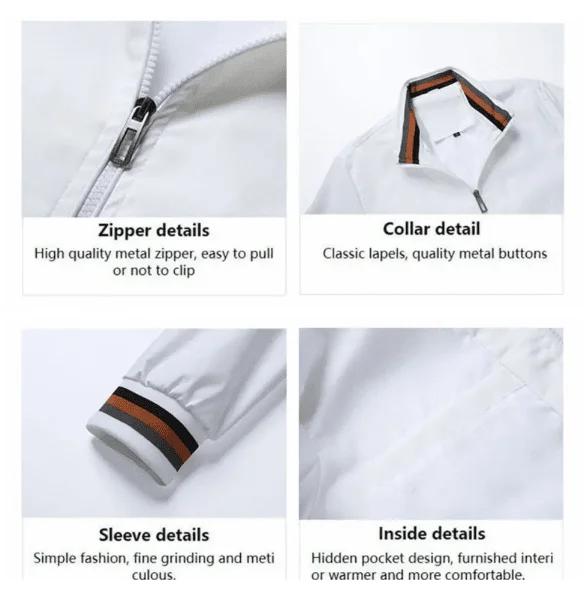 Product Introduction of Áo Khoác Nam, EILA, Chống Gió, Thể Thao Ngoài Trời, Phong Cách Mùa Thu, Thường Ngày, May Nối, Phong Cách Bóng Chày, Cổ Chân Đế Chất Lượng Cao, Bán Chạy Jacket Menswear 24