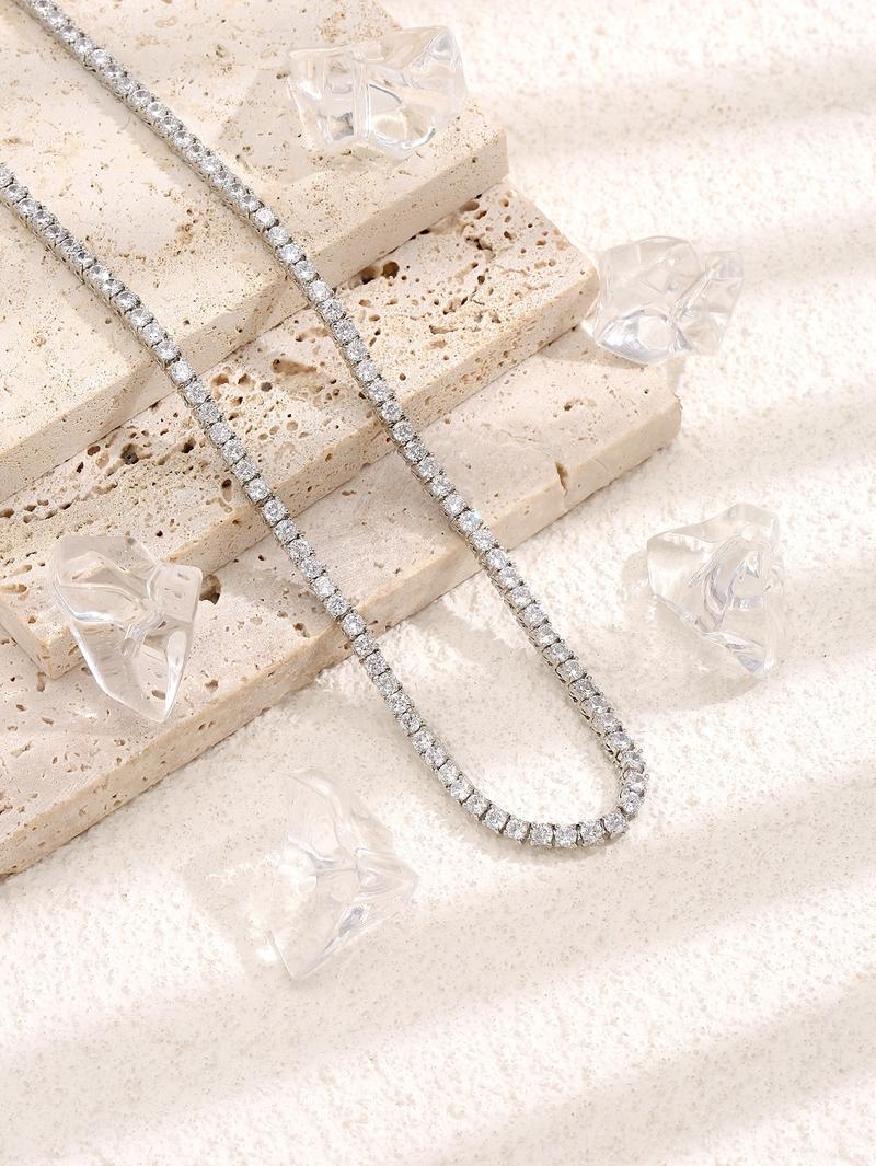 Product Introduction of Vòng Cổ Cuba, Thời Trang, Phong Cách Hip-pop, Trang Trí Với Zirconia Khối, Dây Chuyền, Dành Cho Nam Giới 1