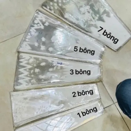 TÚI ĐỰNG HOA TƯƠI/ HOA GIẢ ĐỦ SIZE HOẠ TIẾT ĐẸP 1