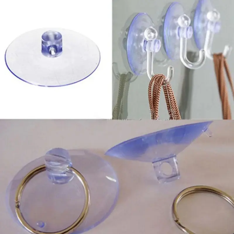Cốc Hút PVC, 12 Chiếc, Cốc Hút Nhỏ Có Thể Tháo Rời Thích Hợp Cho Nhà Bếp, Phòng Tắm Và Vòi Hoa Sen, Dán Tường, S1Q9 5