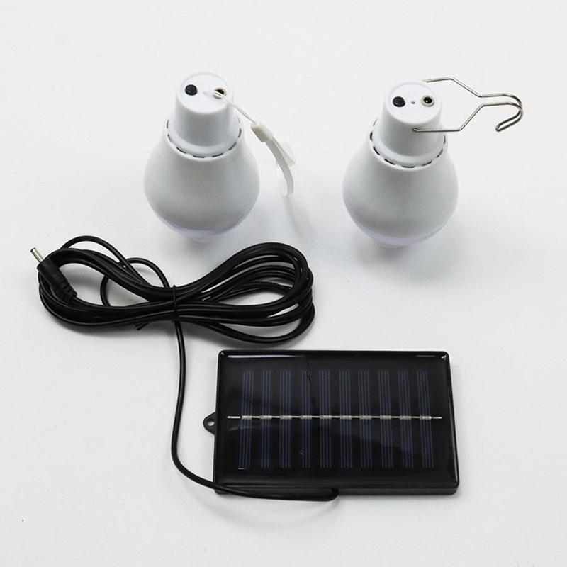 Solar Powered Hanging LED Light, 1 Count Waterproof Emergency Bulb Light, LED Atmosphere Light for Outdoor Garden Patio Yard Wedding Holiday Party Home Room Decor 1
