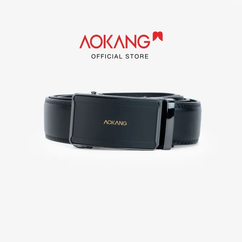 AOKANG | Thắt Lưng Nam Da Bò Cao Cấp Công Sở Khóa Hộp Tự Động Sang Trọng - 1227316308 Phù Hợp Công Sở, Dự Tiệc, Quà Tặng 0