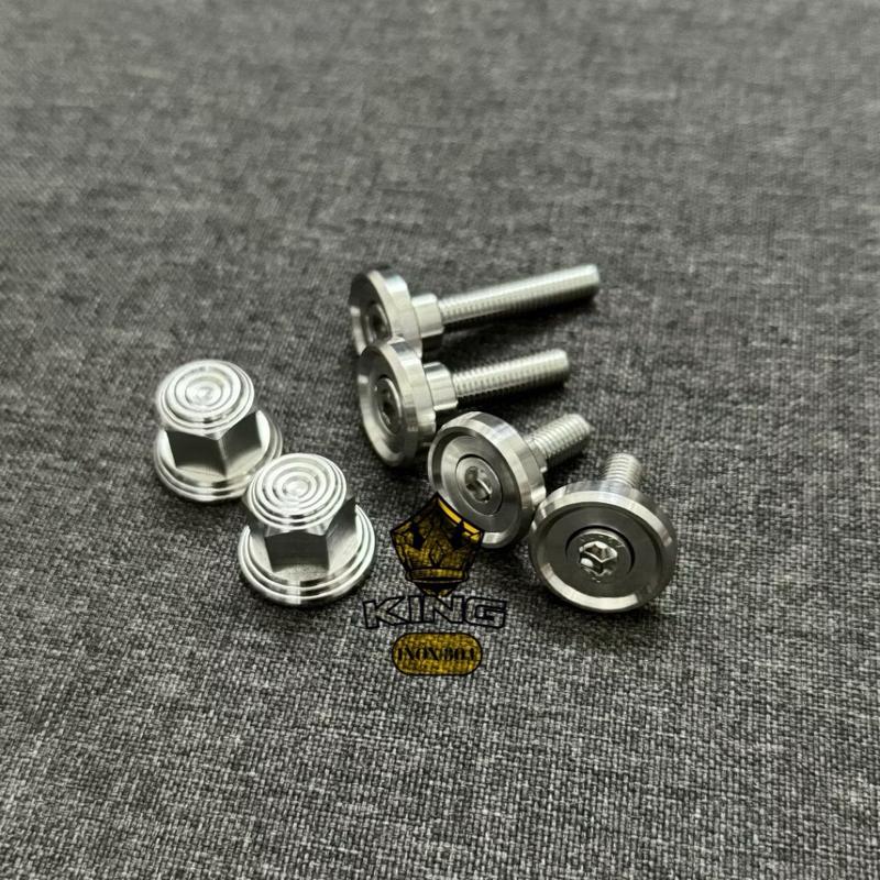 Bộ khâu gác chân inox 304 gắn cho Wave Nhỏ