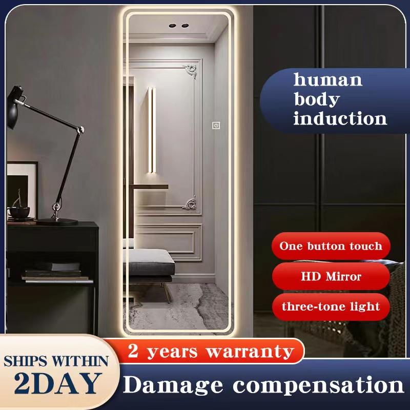 3COLOR Full Body Mirror Wall Mirror With Light Fulllength Mirror ...