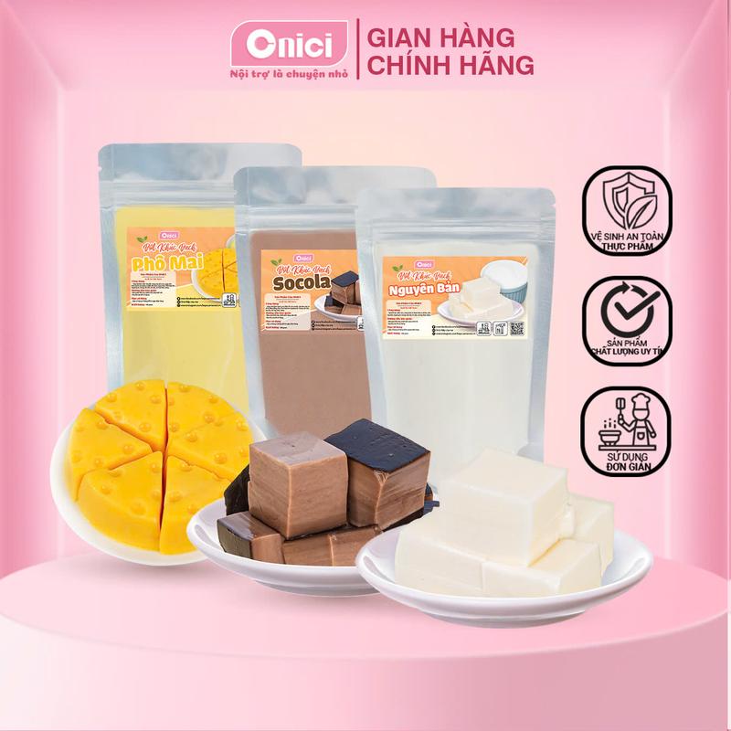 500G Bột Làm Khúc Bạch - BẾP CỦA MẸ ONICI - Kèm công thức nấu