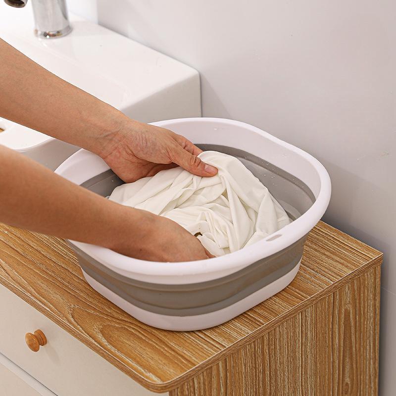 Portable Folding Basin, 3pcs Multipurpose Foldable Wash Basin, Lightweight Portable Basin, Collapsible Basin For Camping Sink And Home Washtub 3