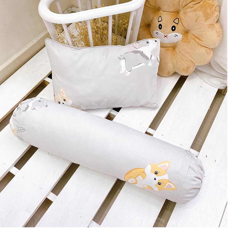 Bộ gối nằm gối ôm cho bé Katina House, gòn lông vũ nhân tạo vải tencel mềm thoáng mát 7