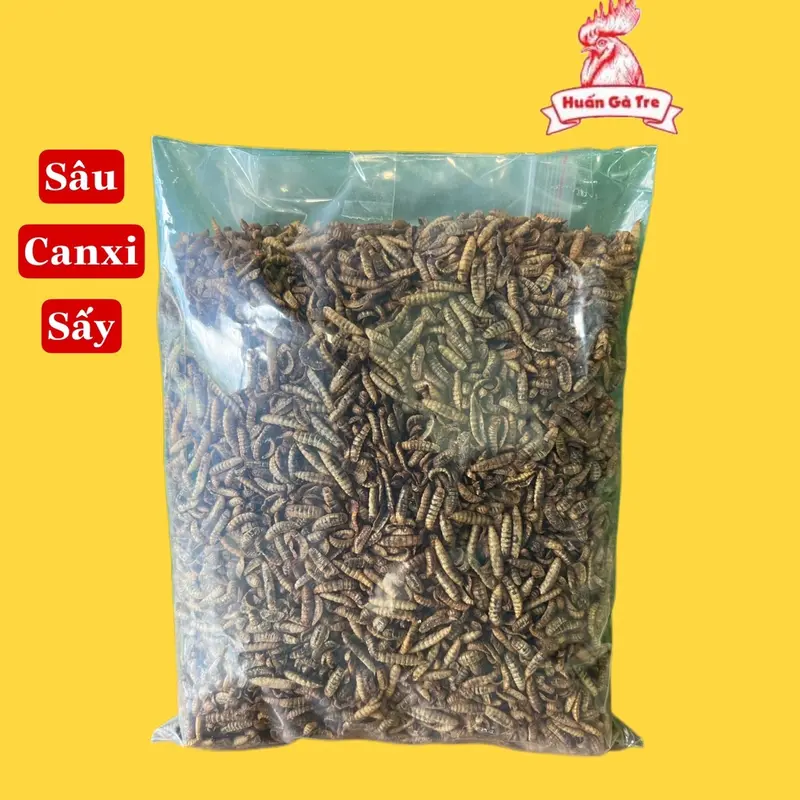 SÂU CANXI SẤY THỨC ĂN CHO GÀ, CHIM, THÚ CƯNG 6