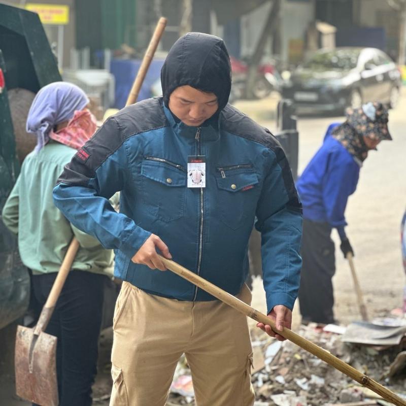 Áo lẻ màu navi ( không bao gồm phụ kiện ) Jacket Nam 2