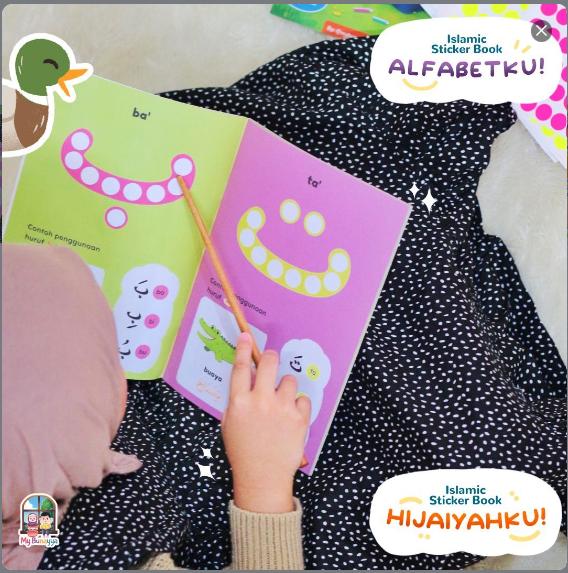 ISLAMIC STICKER BOOK. MAINAN EDUKASI ISLAMI USIA 2 TAHUN KE ATAS 1
