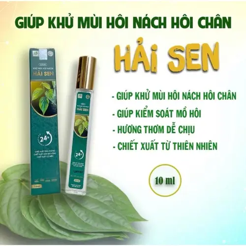 10ml:THD: Xịt Khử Mùi Hải Sen giúp Khử Mùi Hôi Nách, Hôi Chân và Giảm Mồ Hôi Chân Tay lọ 10ml Dành Cho cả Nam Và Nữ