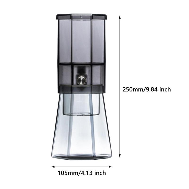 Product Introduction of Cold Brew Coffee Maker Portable Easy to Clean Glass Coffee Pitcher Iced Coffee Brewer for Picnic Home Cafe Party Camping 0