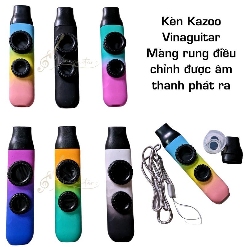 Kèn Kazoo 2 Màng thổi bằng giọng tự nhiên X1 Plus Kèm dây đeo và màng rung thay…