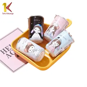 [COD] SK C792 Tissue Basah Kaleng Mini Korea Karakter Lucu Isi 30 Lembar Sekali Pakai Portable