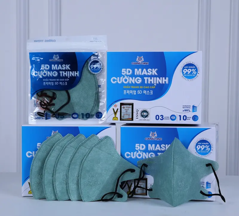 Thùng 200 Chiếc Khẩu Trang 5D Cường Thịnh 7