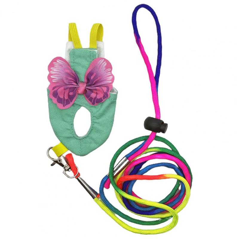 Product Introduction of Parrot Harness Elastic Shoulder Strap Parrot Flight Suit Leak-proof Parrot Flying Vest Parrot Flying Diaper Bird Clothes 8