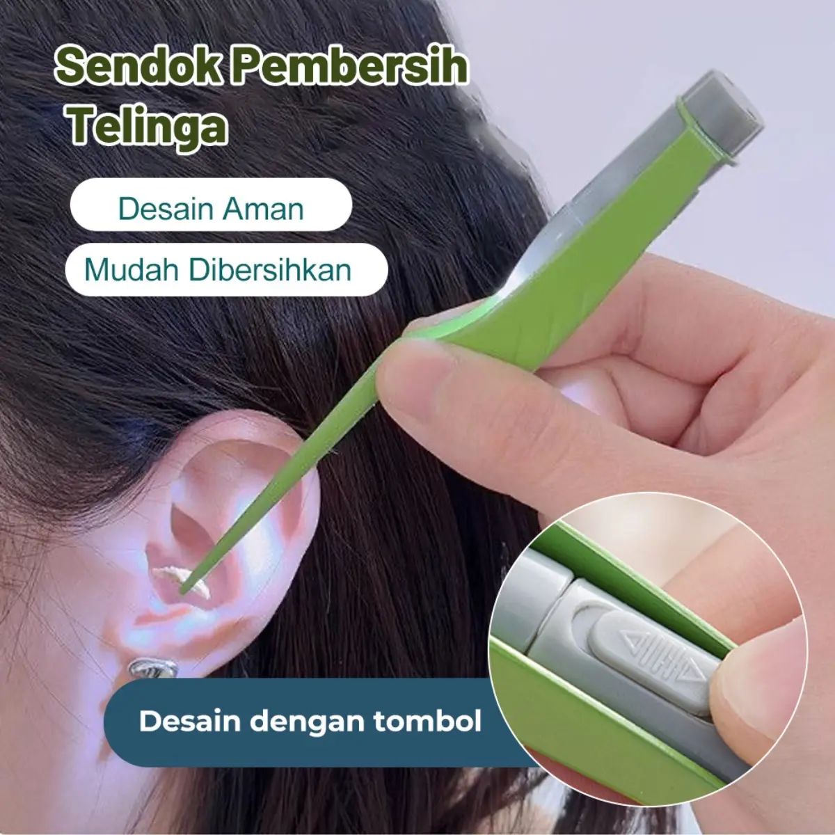 Alat Pembersih Telinga Dengan Lampu Mainan Visual Ear Pick Set Dewasa Dan Anak Alat Pembersih Telinga LED Mini Ear Pick Set Praktis Untuk Dewasa Anak