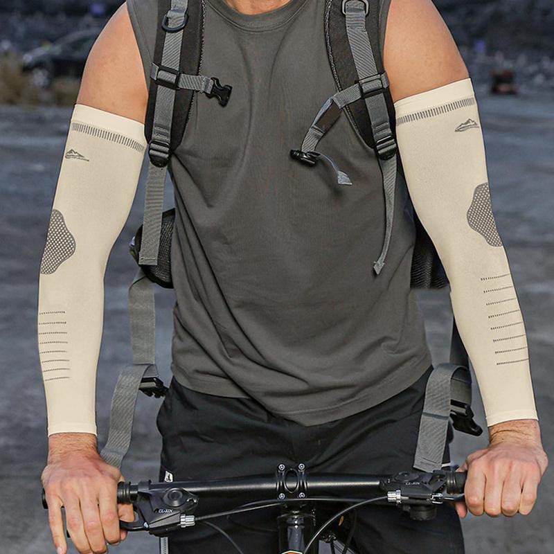 Product Introduction of 1pair Polyester Fibre Sports Arm Sleeve Summer Outdoor Cycling Ice Silk Sun Protection Sleeve Breathable 21