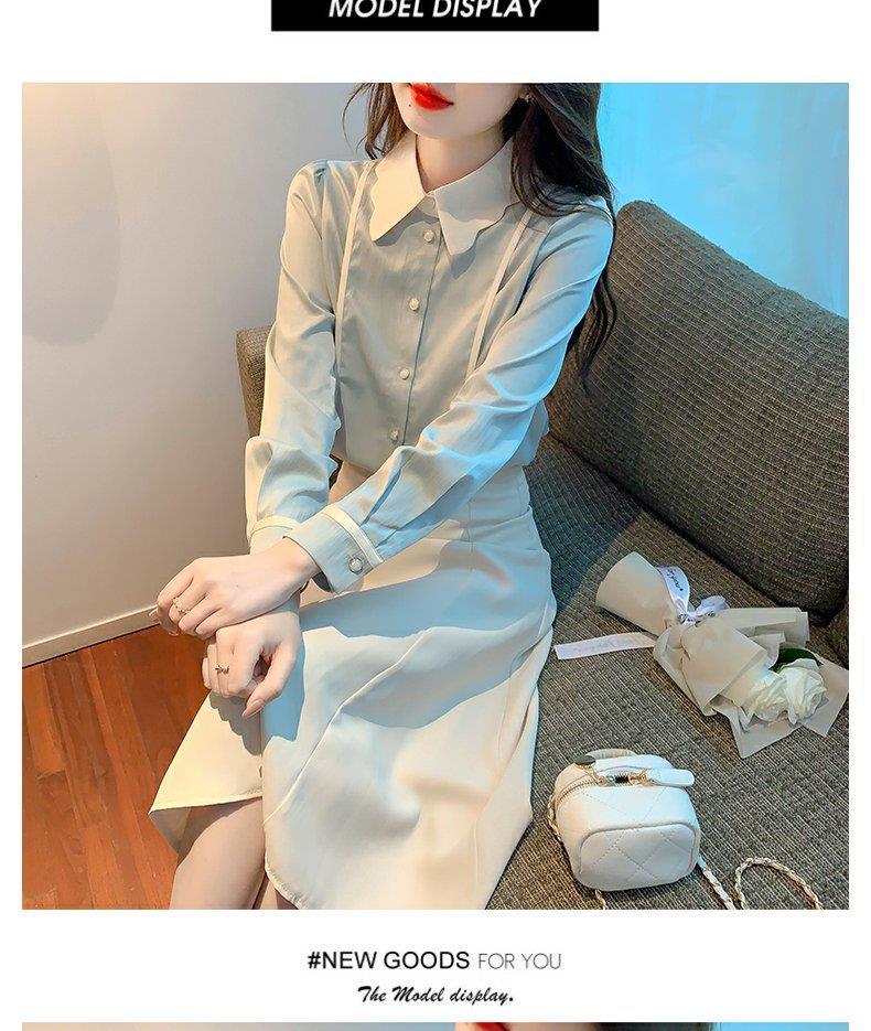 Product Introduction of Áo Voan, Dài Tay, Phong Cách Mùa Thu, Quần Áo Mùa Thu Nữ Chuyên Nghiệp, Hàng Mới Về 2024, Thời Trang Và Sành Điệu, Áo Sơ Mi Nữ Women Top Shirt 5