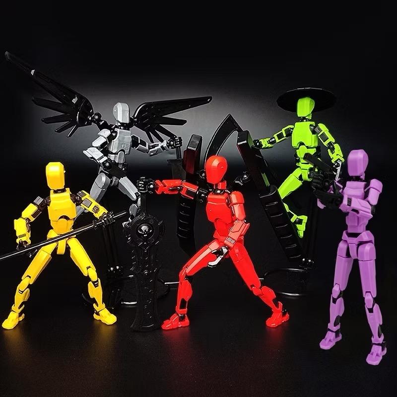 Đồ chơi lắp ráp DUMMY mô hình búp bê in 3D nhiều khớp di chuyển.