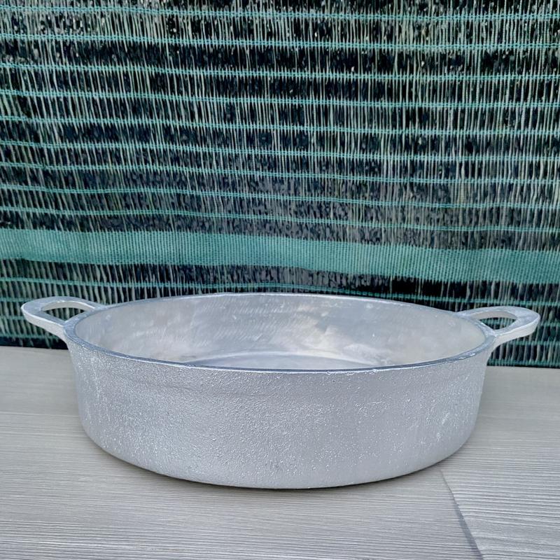 Chảo gang Truyền Thống đáy bằng có nắp và không nắp đủ Size