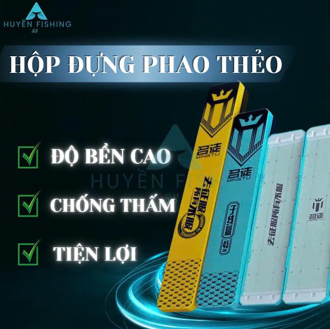 Hộp Đựng Phao 2 Trong 1 MingTu, Đựng Phao và Đựng Thẻo Đa Năng Huyền Fishing Chuyên Câu Đài H307