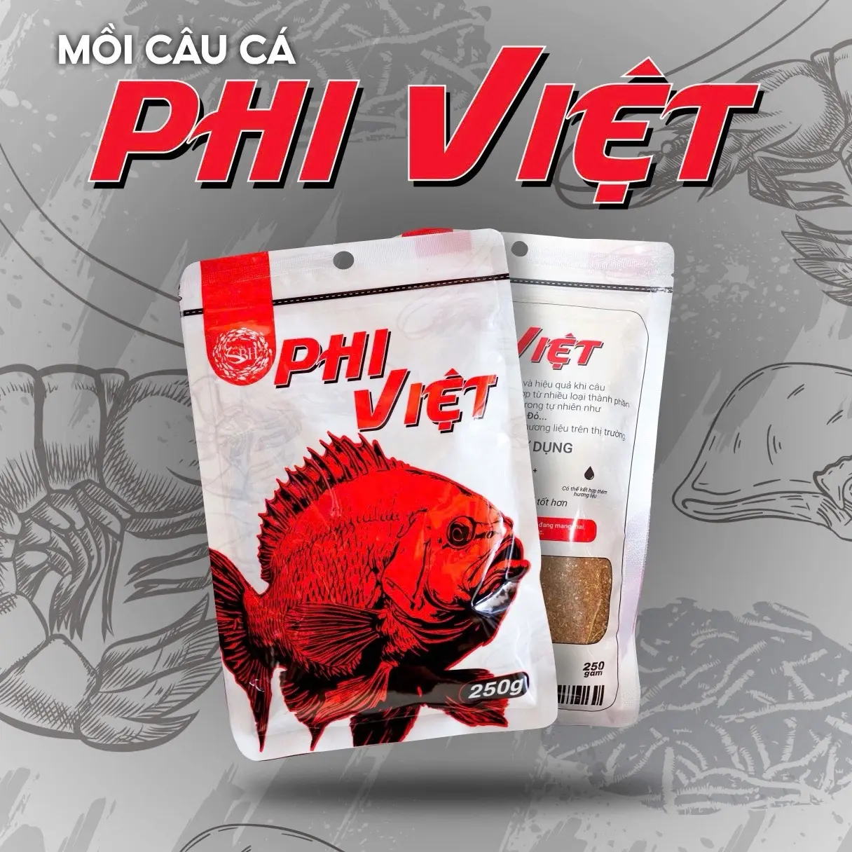 Mồi Câu Cá Phi Việt x 2gói