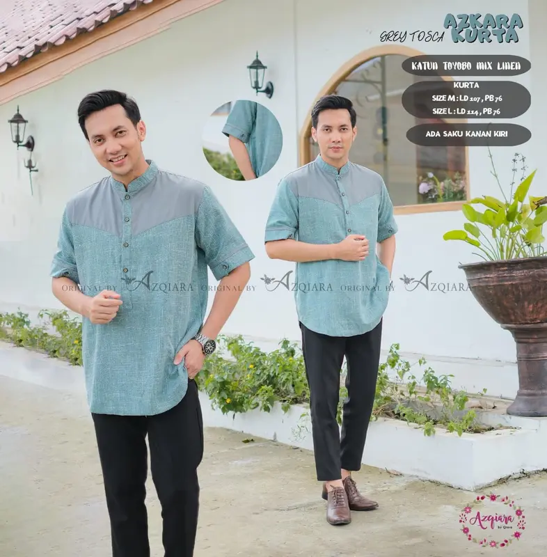 baju cuople dewasa gamis dan kurta cuople untuk lebaran bahan katun 5