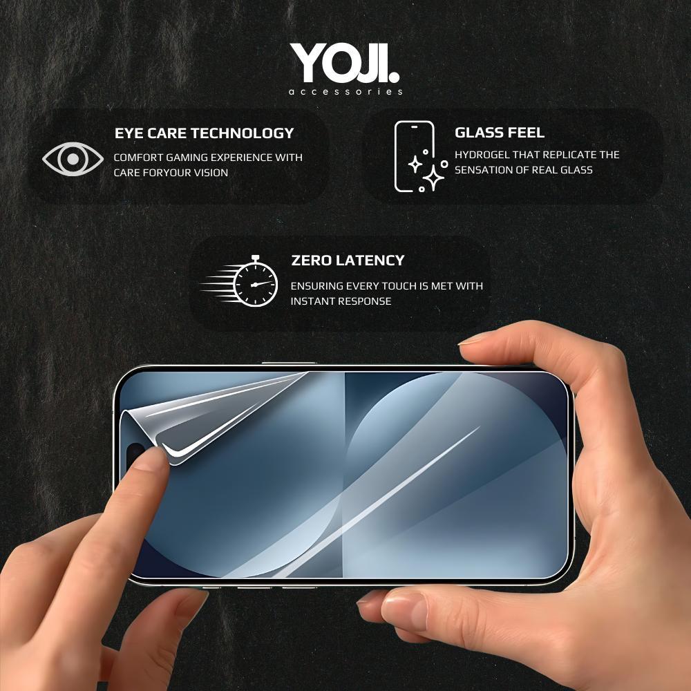 YOJI iP -Premium Anti Gores Hydrogel - Not Tempered Glass YOJI iP -Premium Anti Gores Hydrogel - Not Tempered Glass