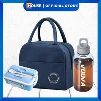 Gambar UHOUSE SET Bundling Alat Makan Siang/ Paket Bekal Praktis/ Paket Makan Siang Kotak Bekal + Tas bekal + Botol Minum Sport - SET PINK dari U-HOUSE Kab. Tangerang 1 Tokopedia