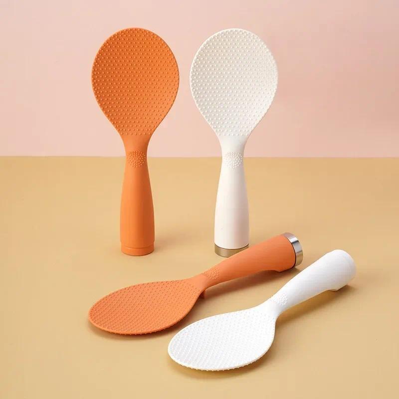 Premium Food-Grade Silicone Rice Spoon - Non-Stick Rice Cooker - TikTok ...