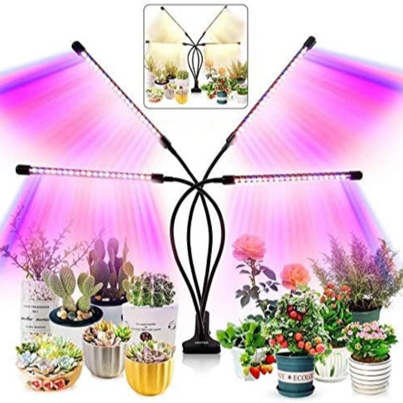 USB 80 Leds Indoor Plant Grow Light for Summer, 1 Count Dimmable Grow Light with Timing Setting for Indoor & Kitchen Plant, LED Light, Garden Supplies, Pot, Modern, Home 0