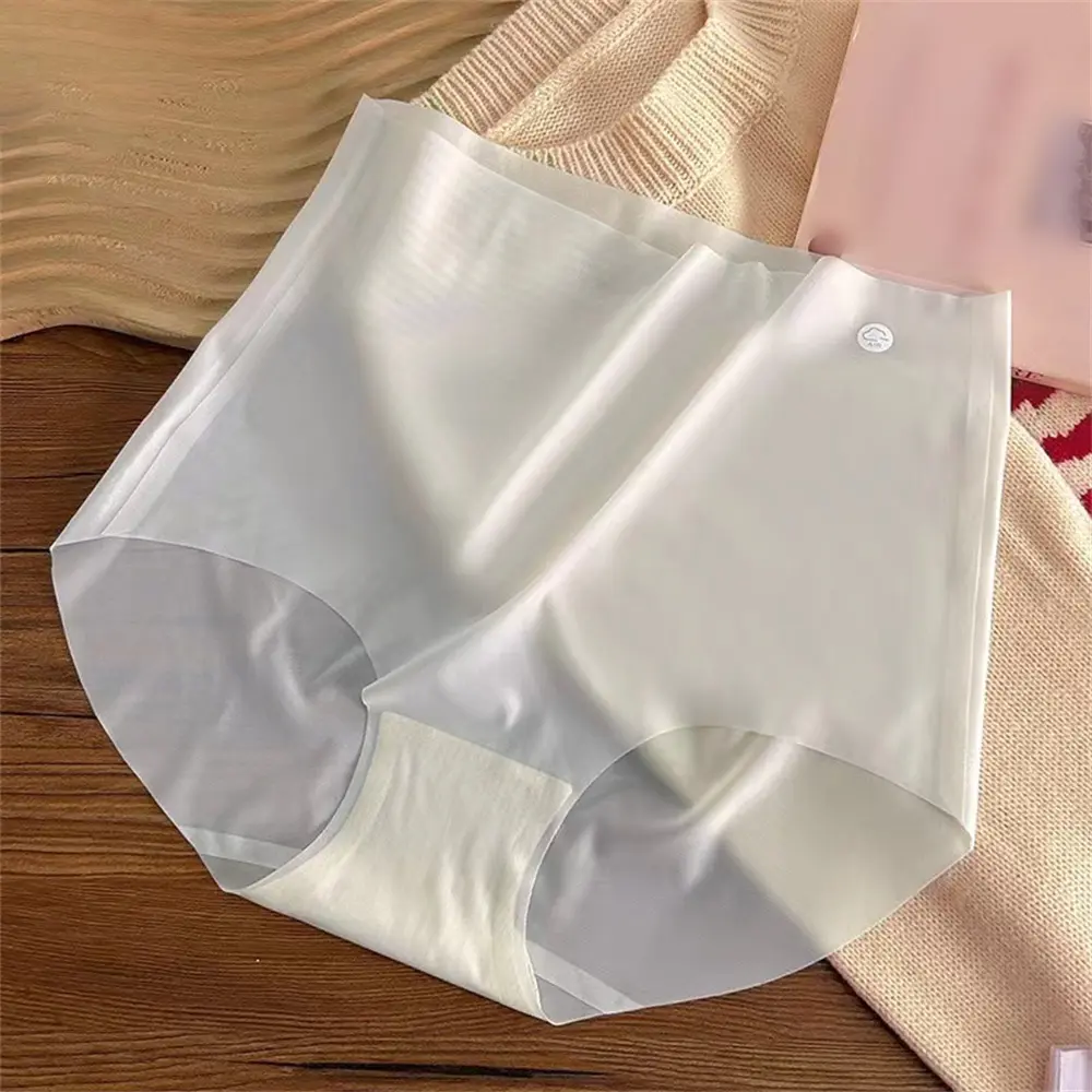 Traceless Mask Underwear Girl's Abdominal Hip-lifting Summer Ultra-thin Ice Silk Breathable Quick-drying Briefs