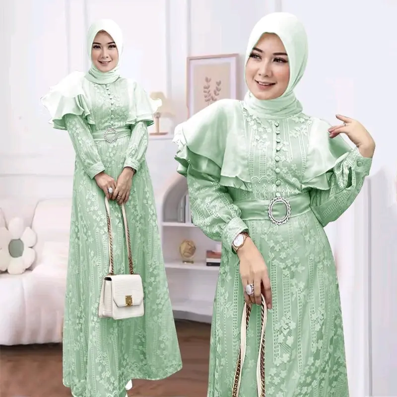 Maxi Wanita Terbaru / Maxi Savita / Maxi Wanita / Pakaian Wanita / Polos / Brukat 1