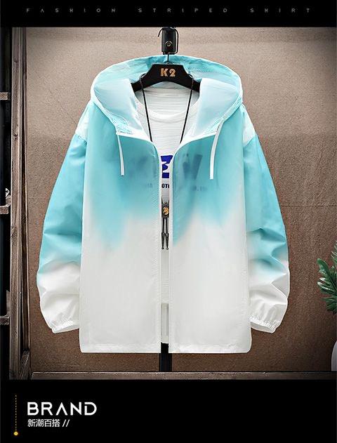 Product Introduction of Man Fashion Spring Summer Sun Protection Clothing Long Sleeve Hoodies Couple Students Soft Leisure Zip-up Coat Sweatshirts Top byther  reflective  jacket 18