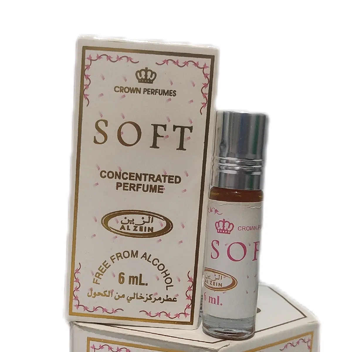 AL ZEIN SOFT CONCENTRATED Perfume Roll On (Oil Based) FREE FROM ALCOHOL 6ml