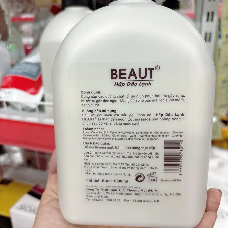 ￼Hấp dầu lạnh BEAUT  TOP chai 1000ml 1