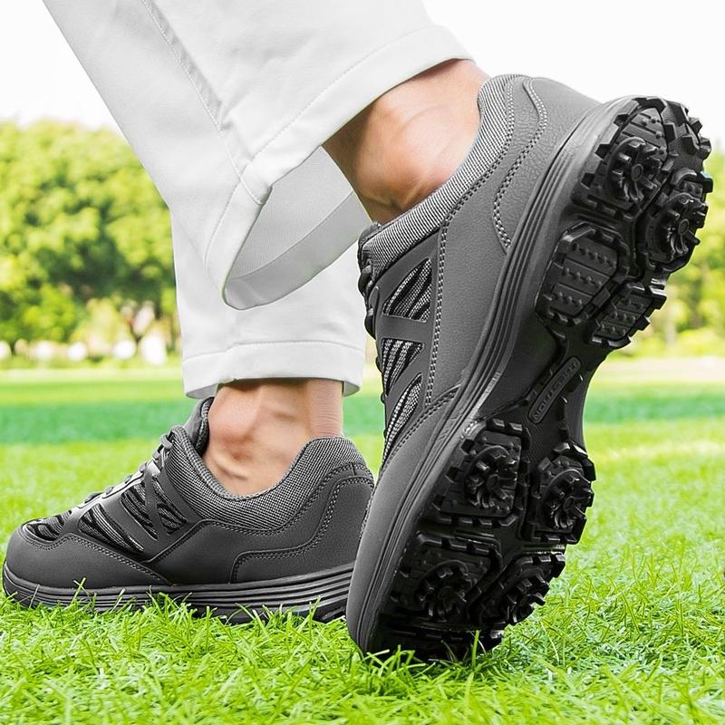 Product Introduction of Foreign Trade Non-Slip Men's Training Shoes Large Size Golf Training Shoes with Spikes Sports Casual Wear-Resistant Shoes Low Top XZ25052 23