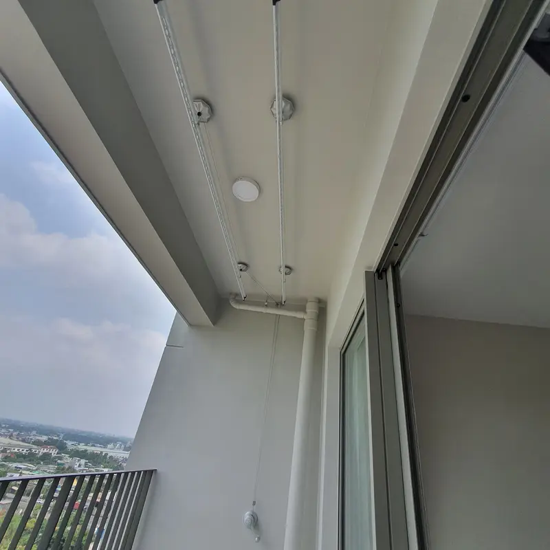 Giàn phơi quần áo Hòa Phát KS950 (Loại gắn trần ) Dài 1m5 - 1m8 - 2m 4